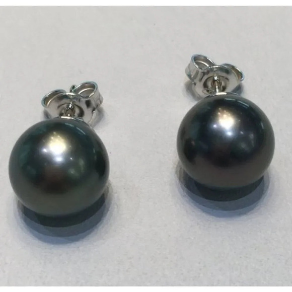 Tahitian Pearl  Earrings AAA Quality - Picture 3 of 3